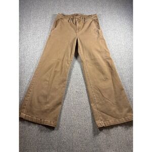 KUT from the Kloth Jeans Womens Size 6 Meg High Rise Wide Leg Khaki Stretch